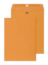6 x 9 Heavy-Duty Brown Kraft Catalog Envelopes with Secure Metal Clasp Closure
