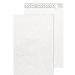 10x15 - 14lb Tyvek Open End Self Seal Blank Envelopes Back and front