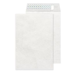 6x9 - 14lb Tyvek Open End Self Seal Blank Envelopes Font and Back